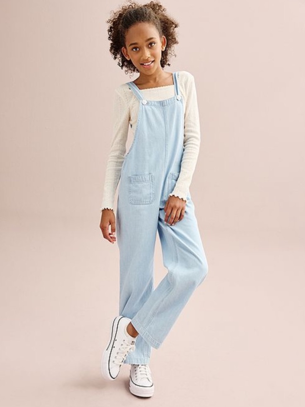 SO Light Blue Kids Denim Overalls